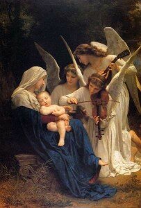Madonna & Angels - Bouguereau